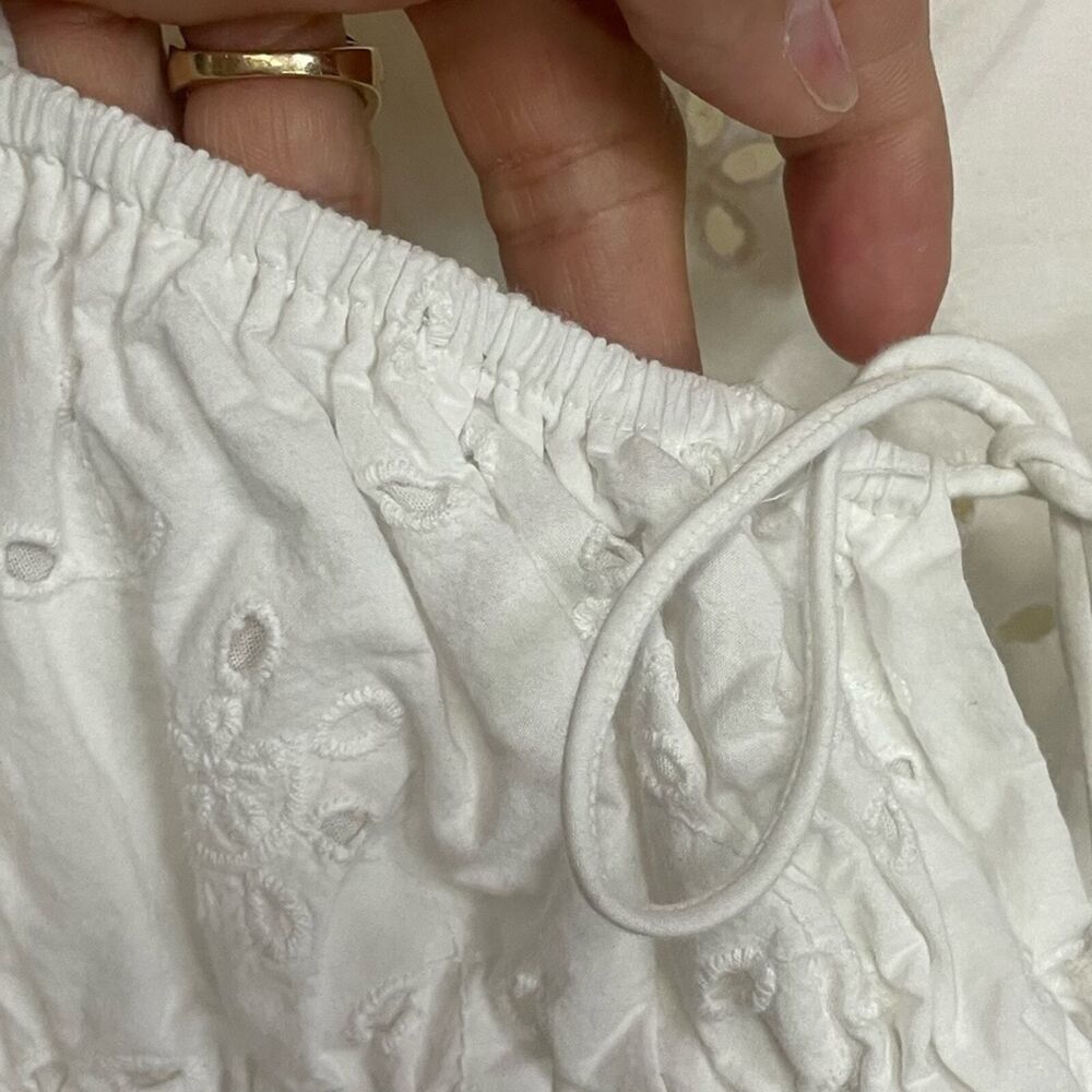 (A3)Zara Top with openwork embroidery from, size M - Picture 13 of 16